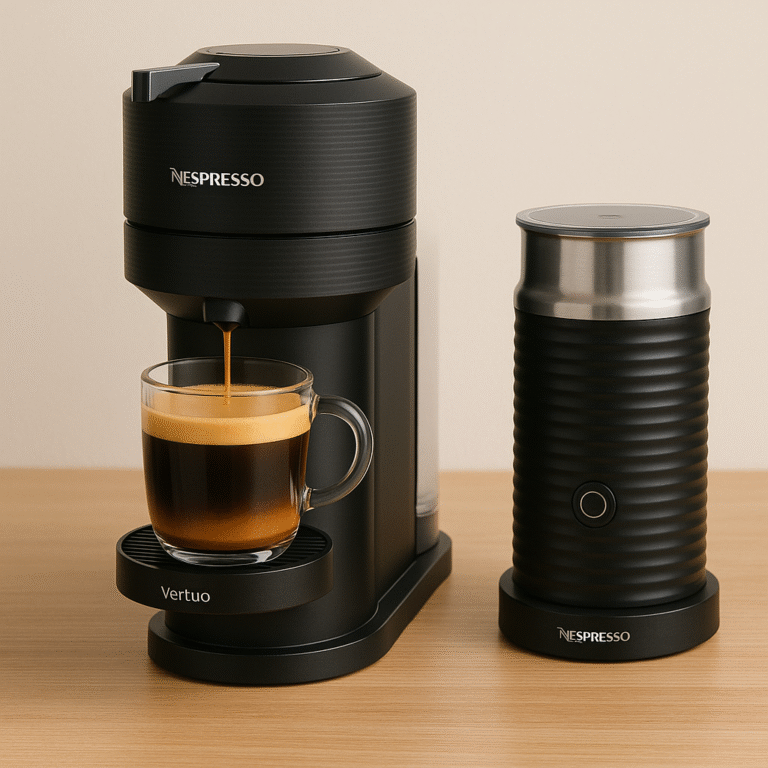 Nespresso Vertuo Next Coffee and Espresso Maker by De’Longhi with Aeroccino Milk Frother Review (2025)