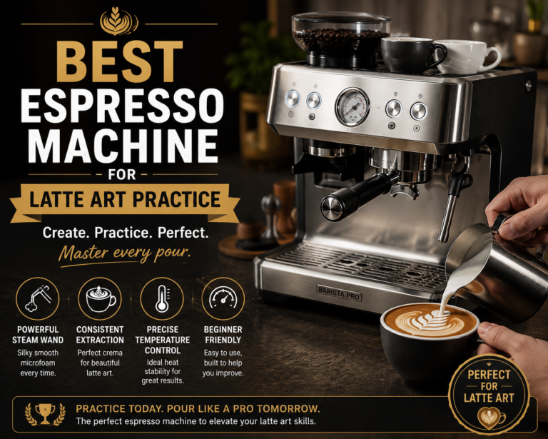 Best Espresso Machine for Latte Art Practice (2026 Guide)