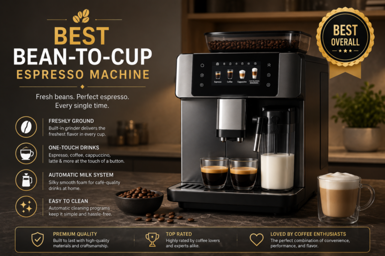 Best Bean-to-Cup Espresso Machine (2026 Guide)